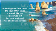 12 Apostles church slide energizes the worship experience.