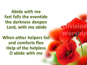 Abide With Me Lyrics Christian Background Church PowerPoint Slides