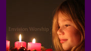 Advent Candle PowerPoint - candlelight worship service