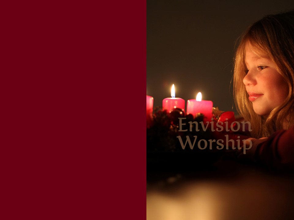 Advent worship slide