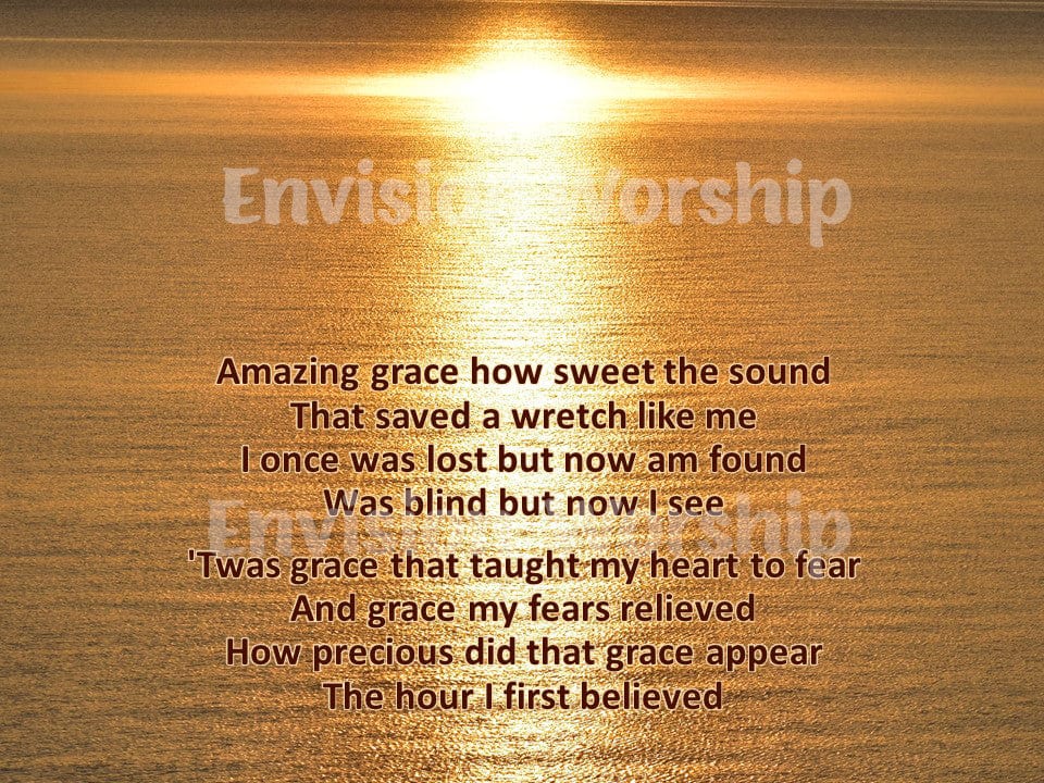 Amazing Grace Church PowerPoint Presentation Template