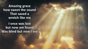 Amazing Grace church PowerPoint