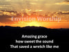 Amazing Grace slides with lyrics