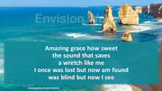 12 Apostles church slide energizes the worship experience.