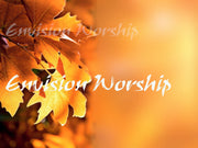 fall colors church PowerPoint light up the screens