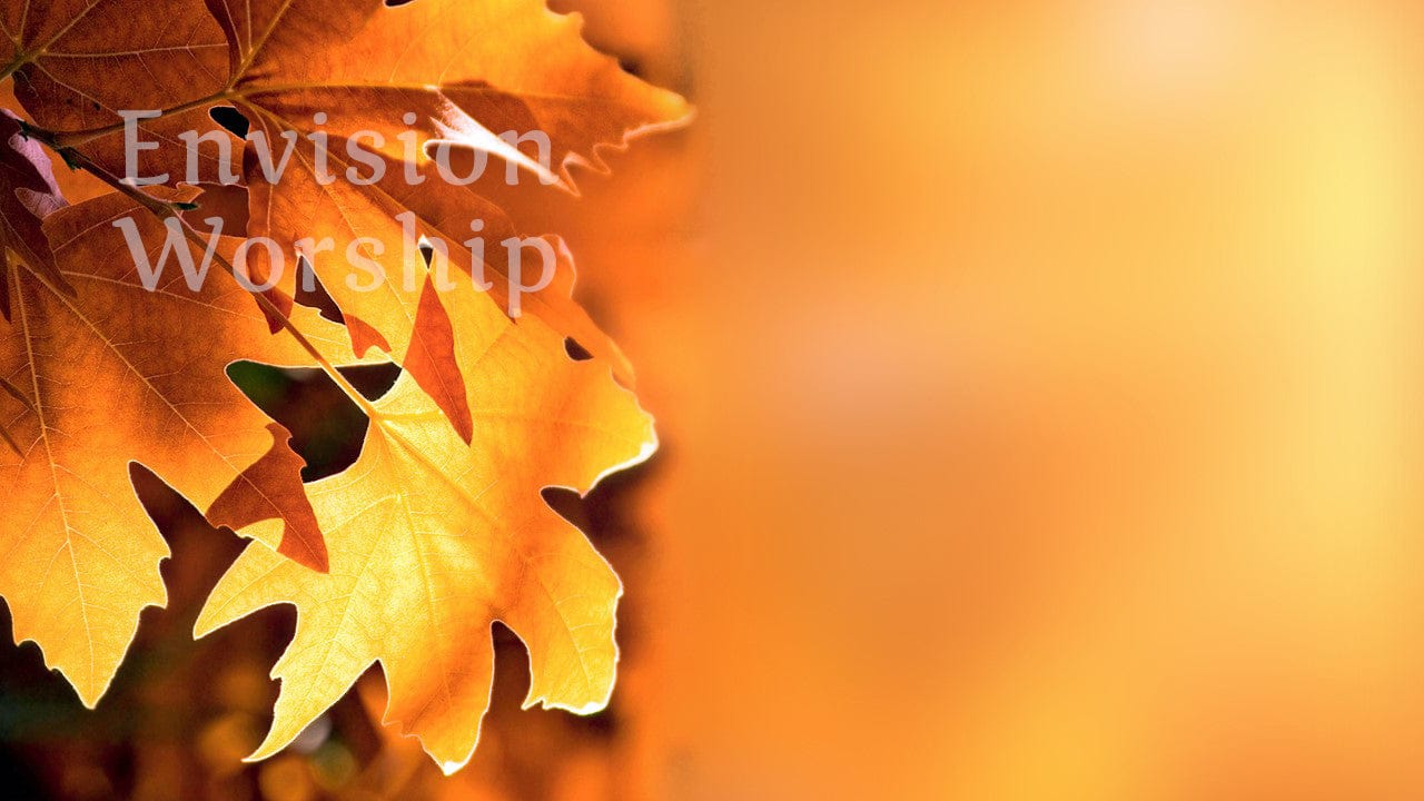 Fall colors worship slides