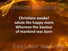 Christians Awake worship slides
