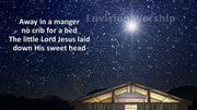 Away in a Manger lyrics PowerPoint