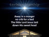 Away in a Manger worship slides