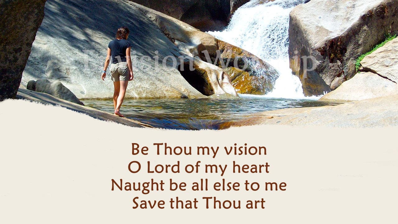Be Thou My Vision Church slides