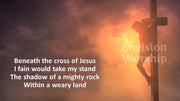 Beneath the Cross of Jesus church PowerPoint for Passion worship