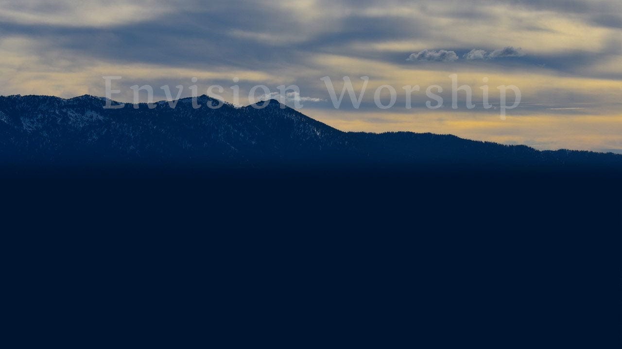 Blue mountains worship PowerPoint slides for worship
