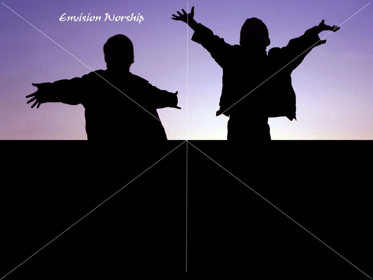 worship slide with children