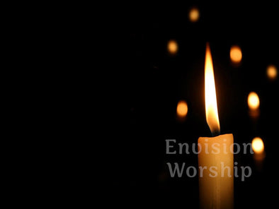 Candle worship ppt background Presentation template for worship service