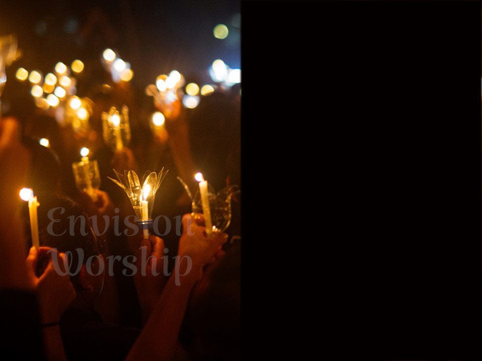 Candlelight worship slide