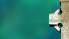 Celtic Cross Christian Background for Worship 