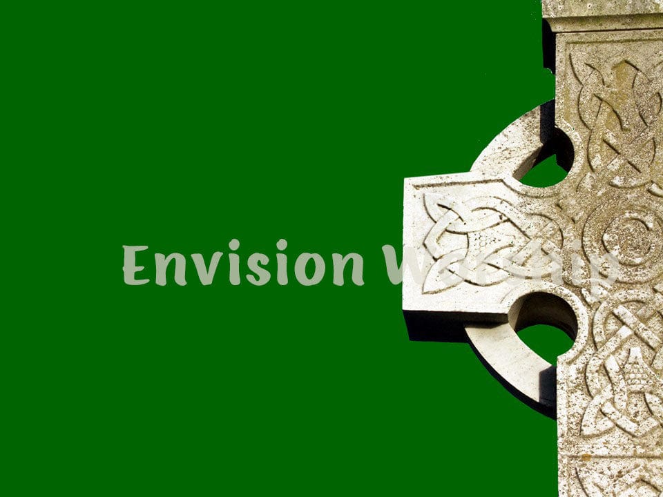 St. Patrick's Day Celtic Cross PowerPoint Slides for Worship 