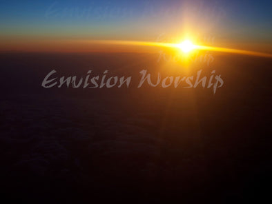 Sun  rays , sunbeam, sunrise church PowerPoint slides for worship