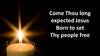 Come Thou Long Expected Jesus PowerPoint, Come Thou Long Expected Jesus Christmas slide backgrounds,