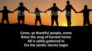 Come Ye Thankful People Come Hymn Church PowerPoint Presentation for worship