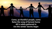 Come Ye Thankful People Come Hymn Church PowerPoint Presentation for worship service