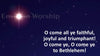O Come All Ye Faithful PowerPoint with Lyrics