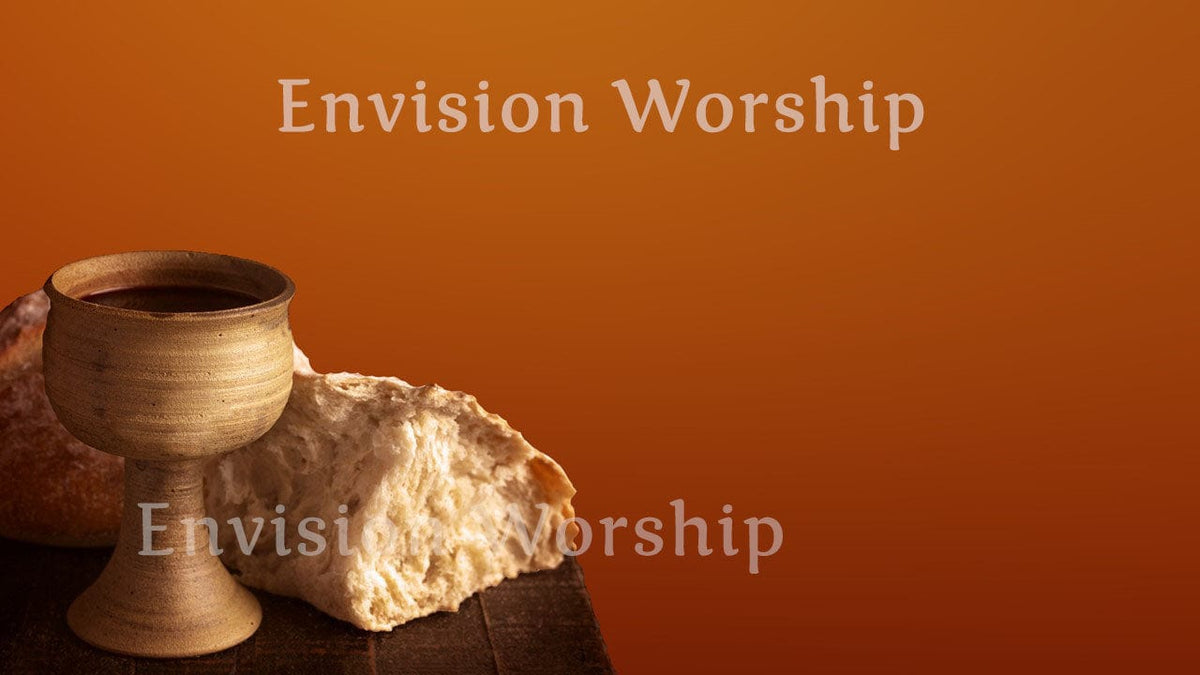 Communion Powerpoint Blue Background Communion Powerpoint Backgrounds