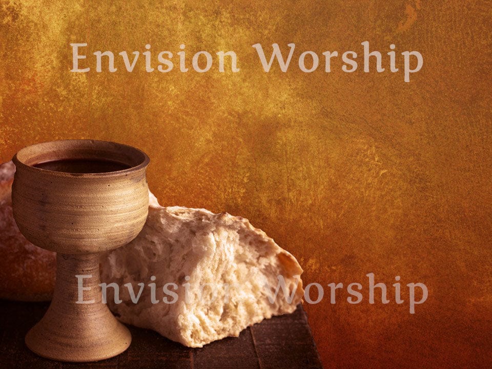 Communion Slides, Maundy Thursday slide