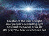 Creator of the stars at night church slides