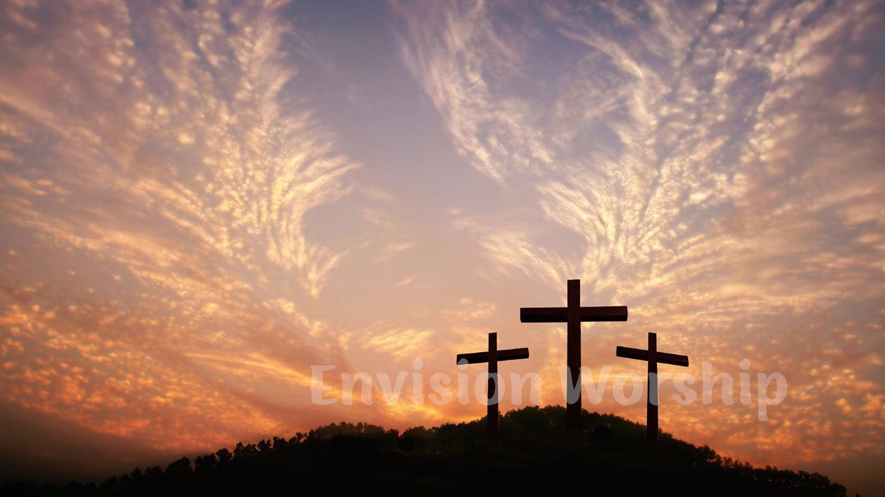 Three Crosses Christian Backgrounds