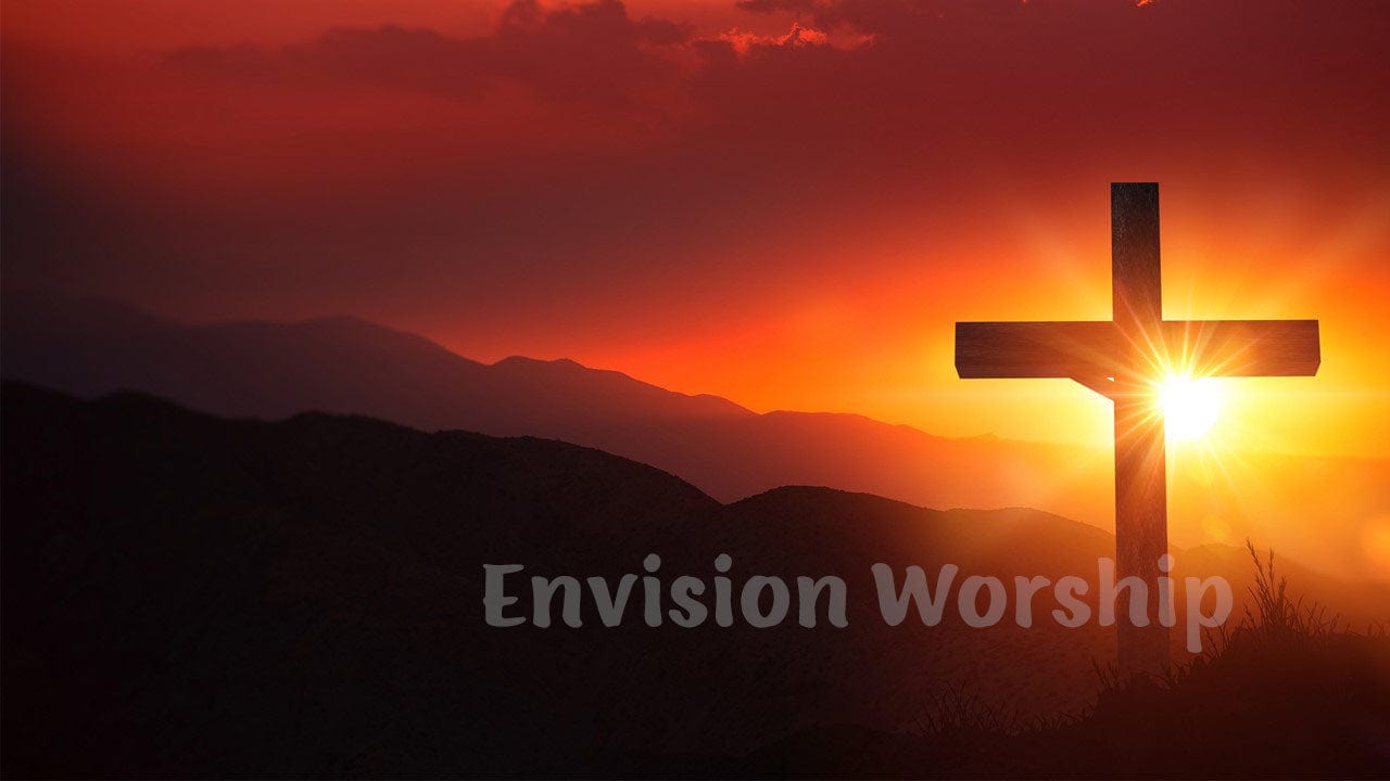 Cross Worship Slide, Cross Church PowerPoint, Cross Church slide, Cross Christian Background