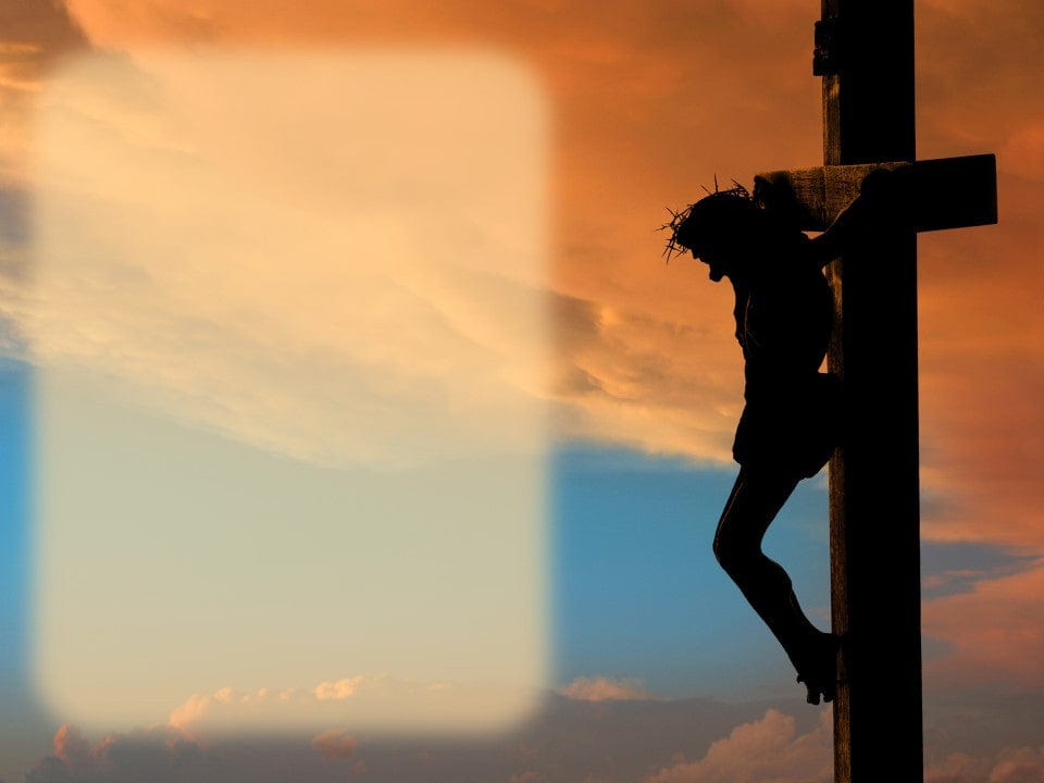 Good Friday church powerpoint with crucifix is gorgeous and powerful.