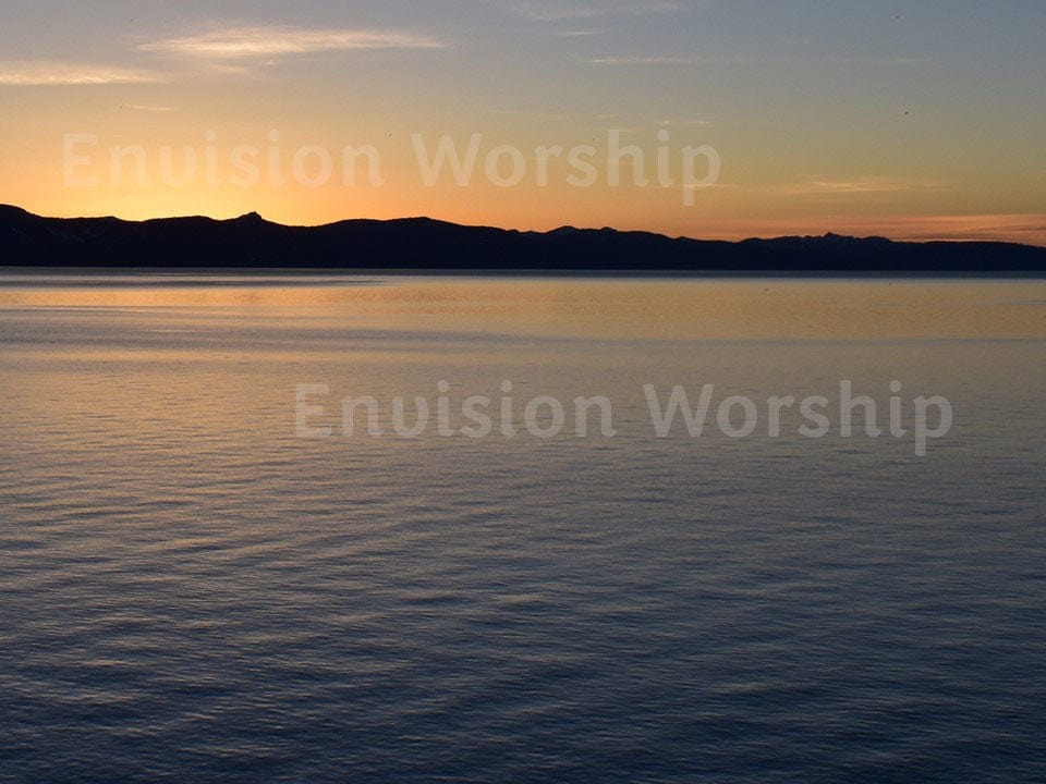 Dawn, water, Lake church PowerPoint Presentation for worship