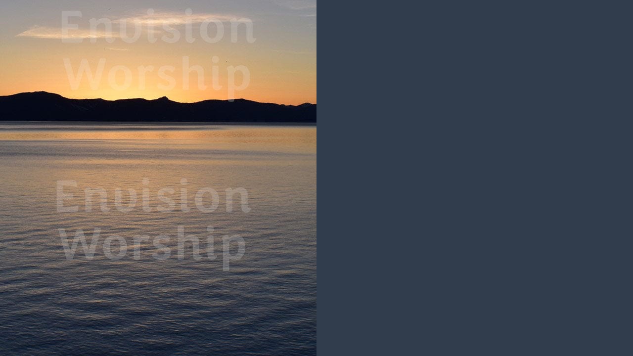 Sunrise, peaceful, pastel church PowerPoint Presentation for worship