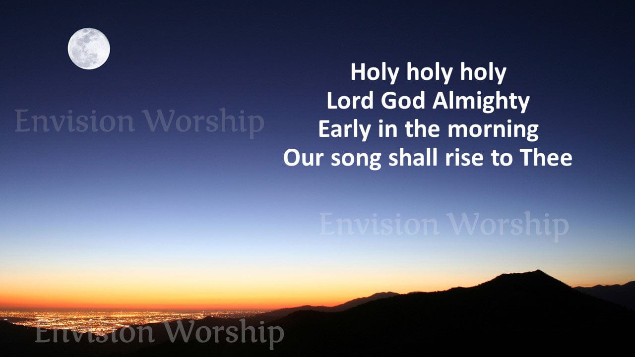 Dawn worship PowerPoint slide