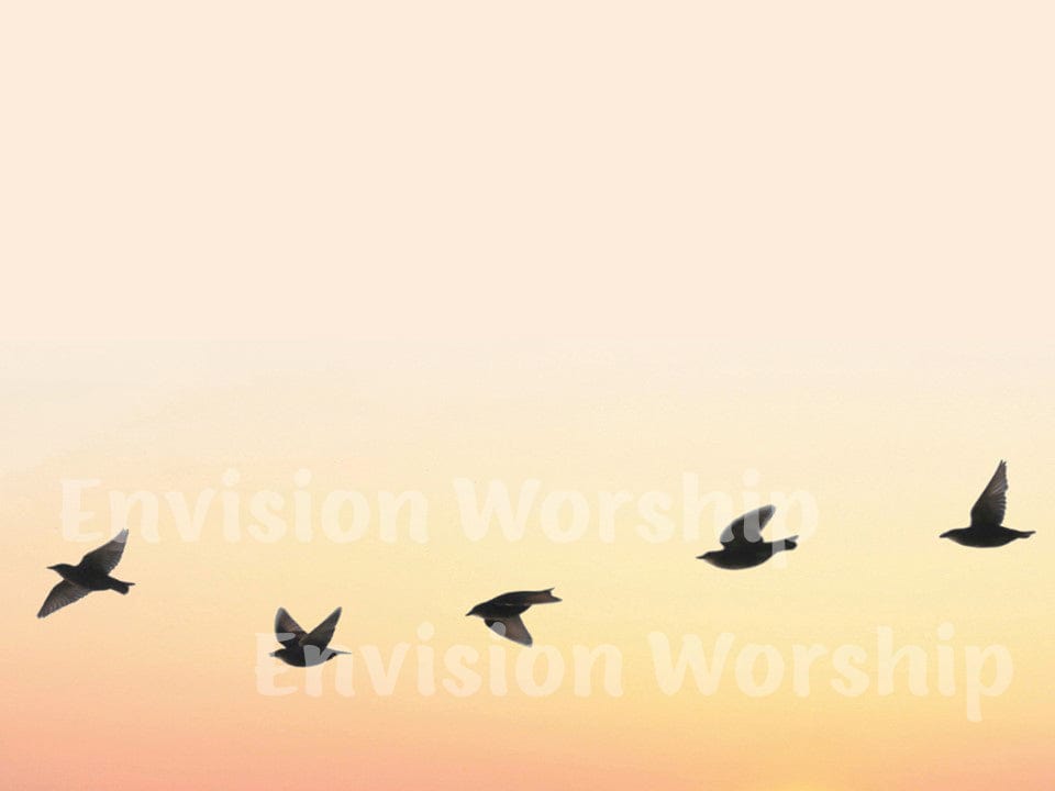 Dove Christian Background Church PowerPoint Slides for worship