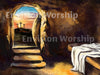 Easter Christian Background, Easter worship PowerPoint Presentation slides, Empty Tomb PowerPoint Presentation slides 