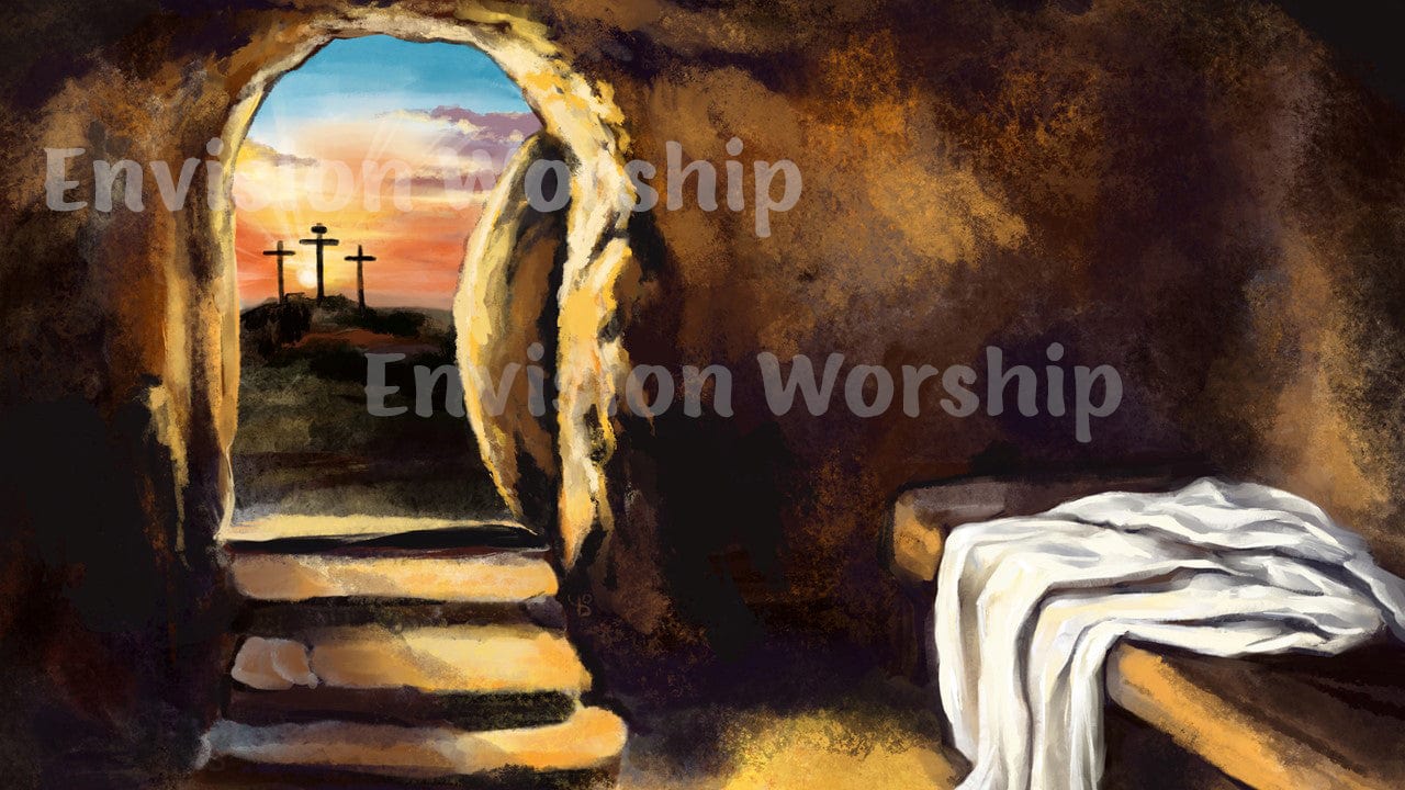 Easter worship PowerPoint Presentation slides, Empty Tomb PowerPoint Presentation slides 