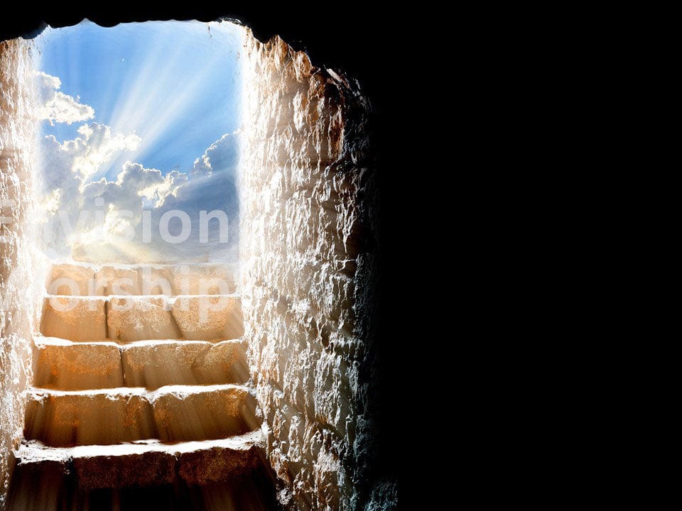 Empty tomb church slide