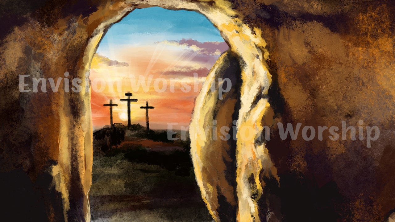 Easter worship PowerPoint Presentation slides, Empty Tomb PowerPoint Presentation slides 