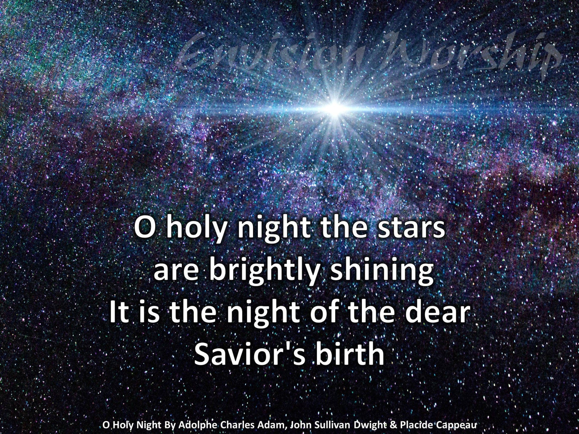 O holy night worship slides