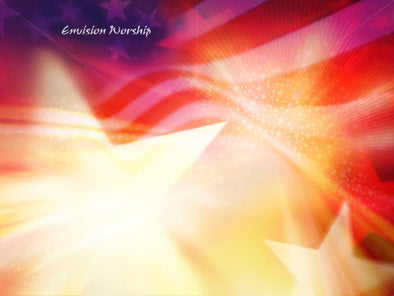 USA Flag PowerPoint, USA worship slides