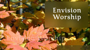 Stunning Fall Colors worship PowerPoint slide