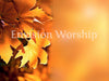 Thanksgiving worship slide