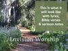 Garden worship slides