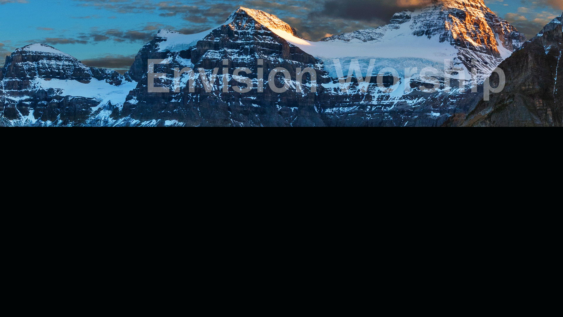 Beautiful Rockies Church Slide Background