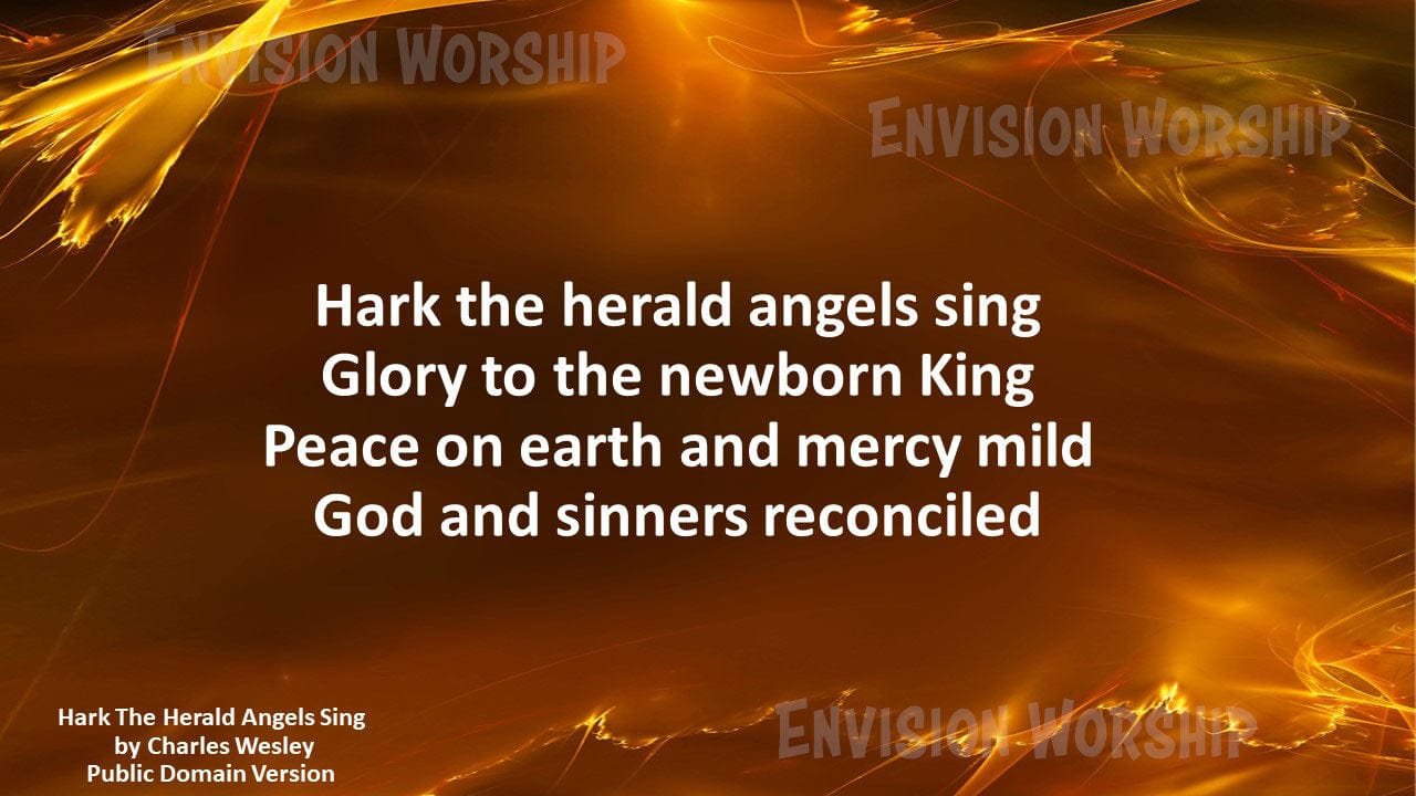 Hark The Herald Angels Sing Worship Slide