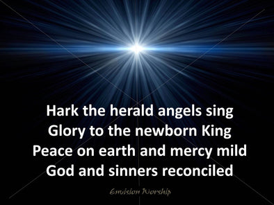 Hark the Herald Angel Sing church slide