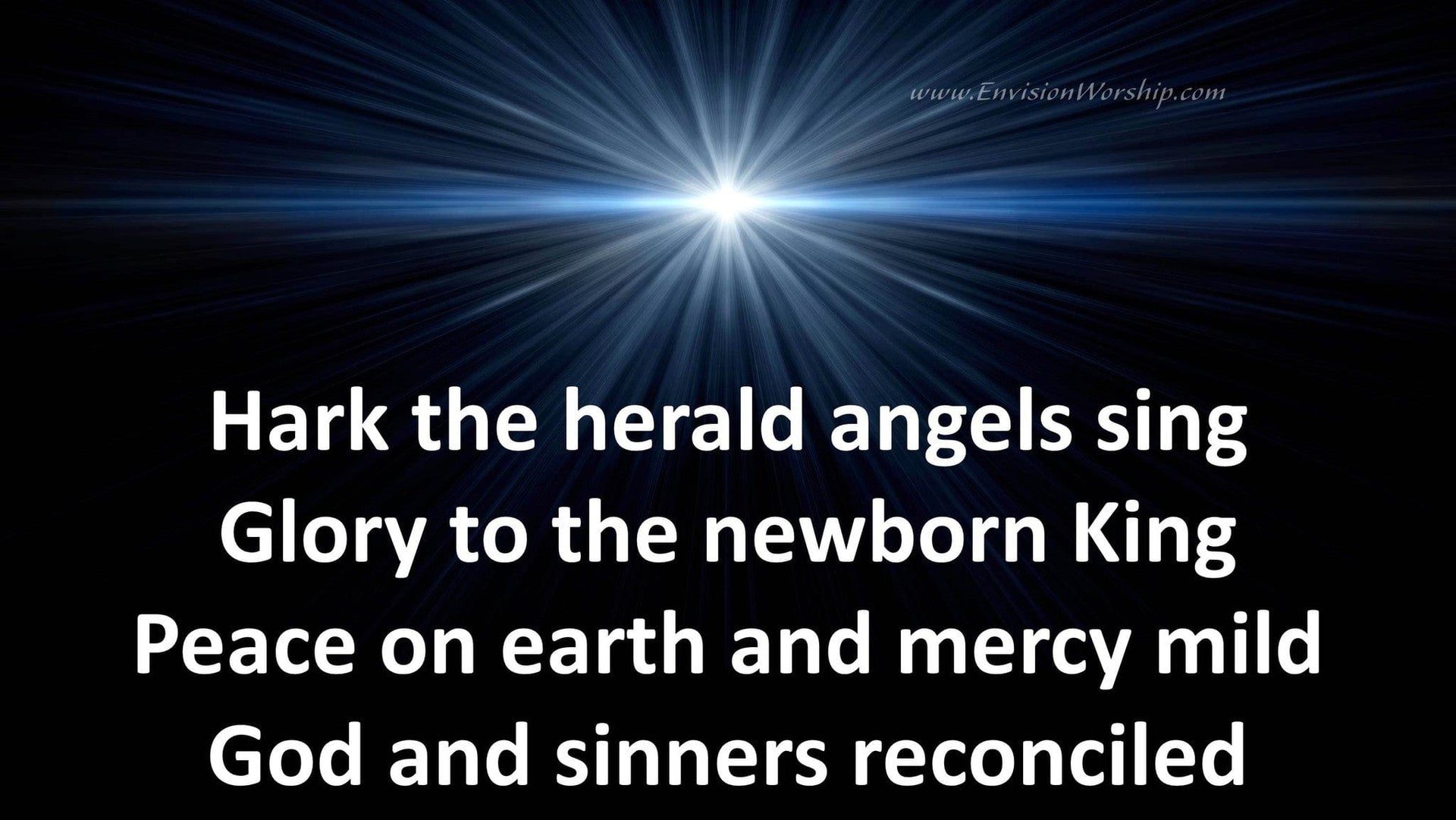 Hark the Herald Angel Sing Christian background