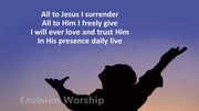 I Surrender All Church PowerPoint with lyrics